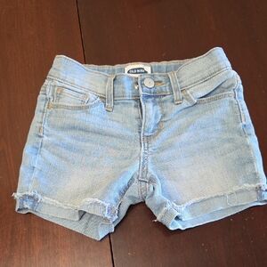 Old Navy Kids Frayed Denim Shorts - Light Blue
